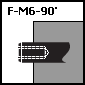 Тип вывода F-M6-90°