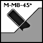 Тип вывода M-M8-45°