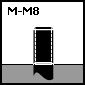 Тип вывода M-M8